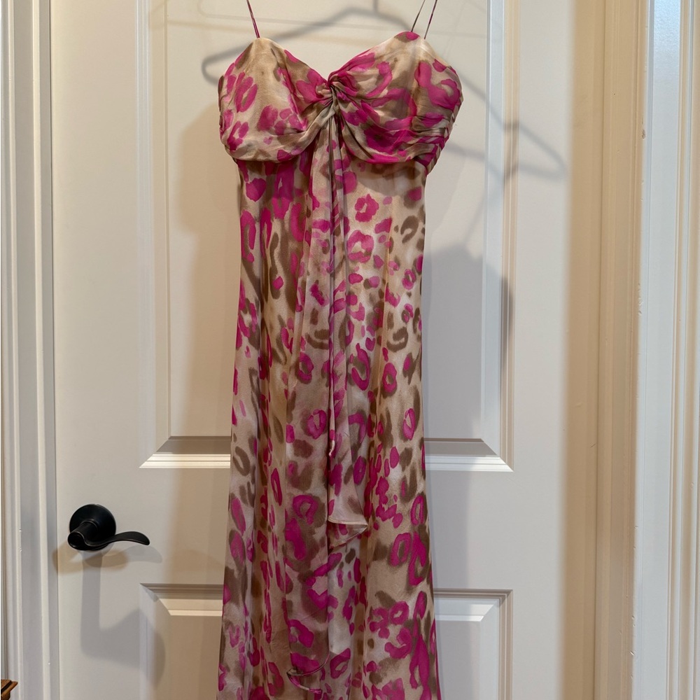 Milly of New York Strapless 100% Silk Dress - Picture 6 of 9